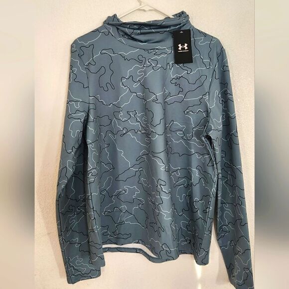 Women's Under Armour Loose Fit CW Funnel Neck Sweatshirt - Size XL - Picture 1 of 10